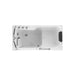 Empava 53" Freestanding Walk-in Soaking Bathtub with Left Drain EMPV-53WIT373 Empava