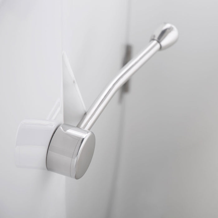 Empava 53" Freestanding Walk-in Soaking Bathtub with Left Drain EMPV-53WIT373 Empava