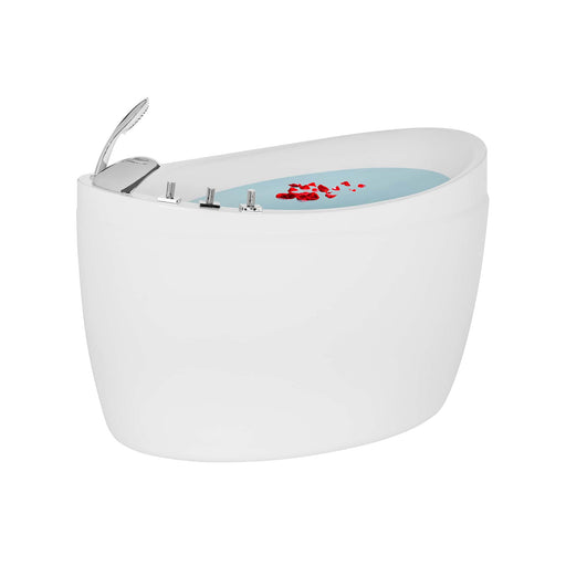 Empava 59" Freestanding Japanese-Style Soaking Tub with Reversible Drain (EMPV-59FT002) Empava