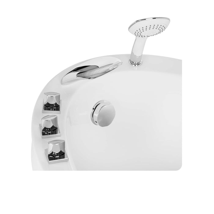 Empava 59" Freestanding Japanese-Style Soaking Tub with Reversible Drain (EMPV-59FT002) Empava