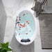 Empava 67" Freestanding Whirlpool Bathtub with Center Drain EMPV-67AIS13 Empava