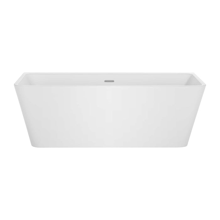 Empava 67" Freestanding Soaking Tub with Center Drain EMPV-67FT1516 Empava