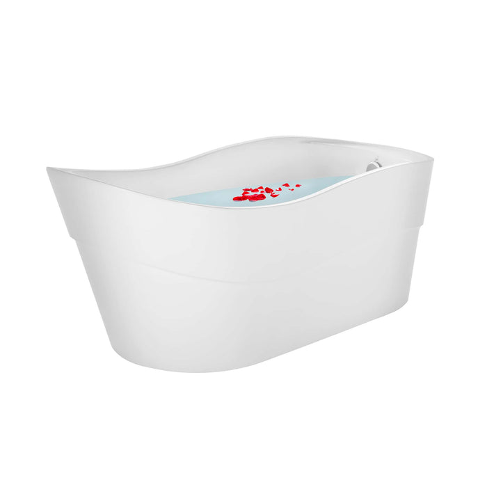 Empava 67" Freestanding Soaking Tub with Left Drain EMPV-67FT1527 Empava