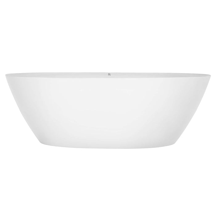 Empava 71" Freestanding Soaking Tub with Center Drain EMPV-71FT1503 Empava