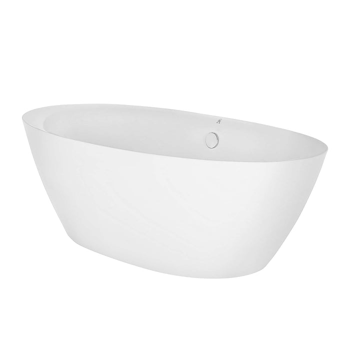 Empava 71" Freestanding Soaking Tub with Center Drain EMPV-71FT1503 Empava