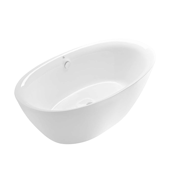 Empava 71" Freestanding Soaking Tub with Center Drain EMPV-71FT1503 Empava