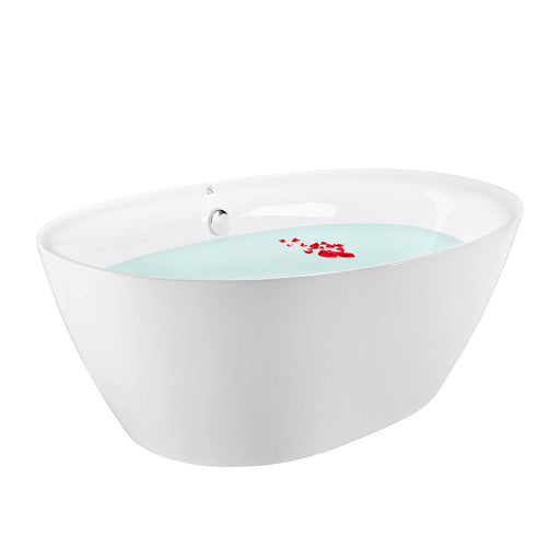 Empava 71" Freestanding Soaking Tub with Center Drain EMPV-71FT1503 Empava