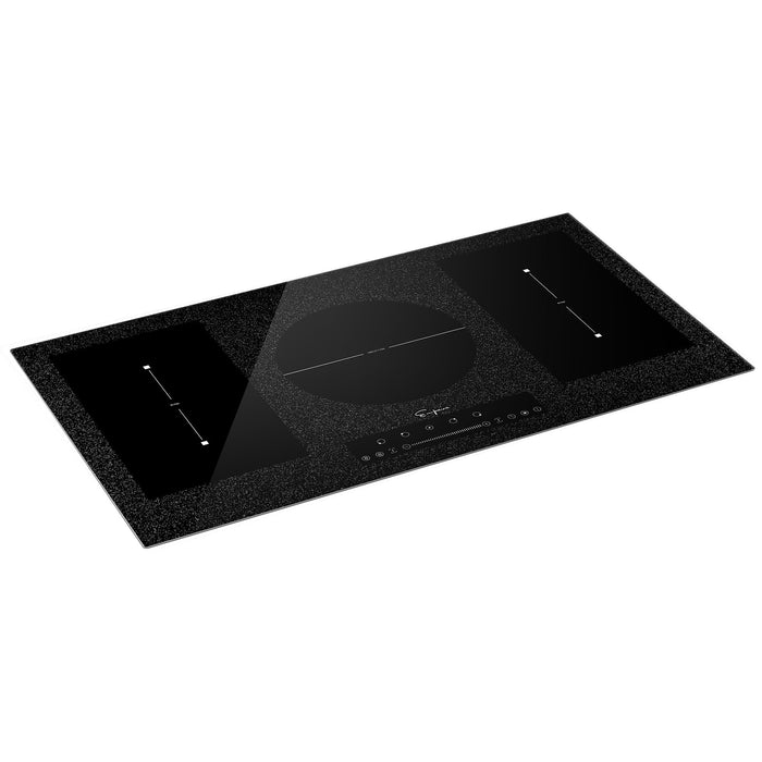 Empava 36 inch induction cooktop EMPV-IDCF9, angled view from the right