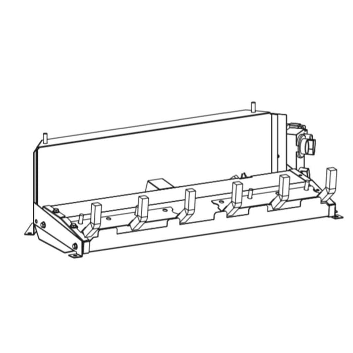 Empire 16" Variable Flame With Remote Control for On/Off and Flame Height, Natural Gas Vent Free Slope Glaze Burner VFSV16NAT Empire Comfort Systems
