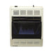 Empire 18" 10,000 BTU White Modulating Hydraulic Thermostat Control, Natural Gas Vent Free Blue Flame Heater