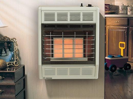 Empire 18" 18,000 BTU White Manual Control, Propane Gas Vent Free Infrared Heater SR18WLP Empire Comfort Systems