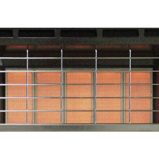 Empire 18" 18,000 BTU White Manual Control, Propane Gas Vent Free Infrared Heater SR18WLP - side view