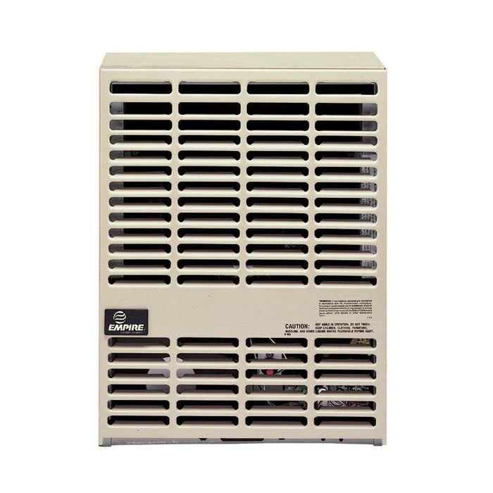 Empire 20" 15,000 BTU Beige Millivolt Control Without Thermostat, Natural Gas Direct Vent Wall Furnace
