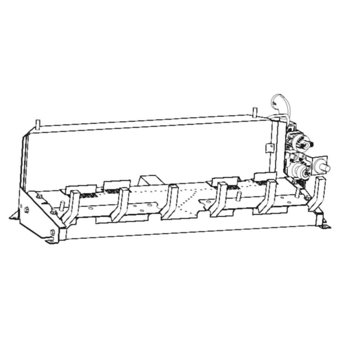 Empire 24" Millivolt Control With On/Off Switch, Natural Gas Vent Free Slope Glaze Burner