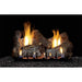 Empire Vented Slope Glaze burner shown with Sassafras log set (sold separately)
