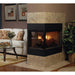 Empire 24" Stone River Multi Sided Ceramic Fiber Log Set (LSU24SF) - angle view