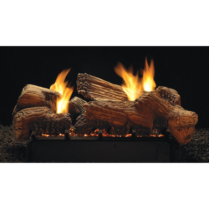 Empire 24" Stone River Multi Sided Ceramic Fiber Log Set (LSU24SF) - front view