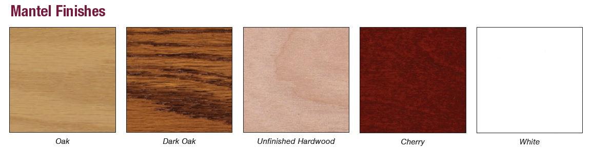 Empire 26" Standard Cabinet Mantel With Base in Oak Finish EMBF11SO Empire Comfort Systems