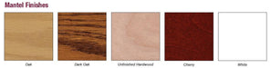 Empire 32" Standard Cabinet Mantel With Base in Dark Oak Finish EMBF1SDO Empire Comfort Systems