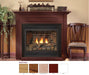 Empire 32" Standard Cabinet Mantel With Base in Dark Oak Finish
