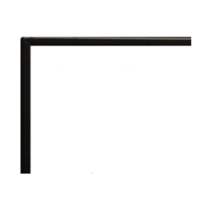 Empire 3/4" Matte Black Beveled Frame for 72" Boulevard Vent Free Linear Fireplace