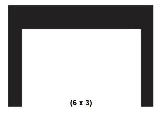 Empire 34" x 23" 3-Sided Bronze Metal Deep Surround for 28" Small Innsbrook Direct Vent Fireplace Insert