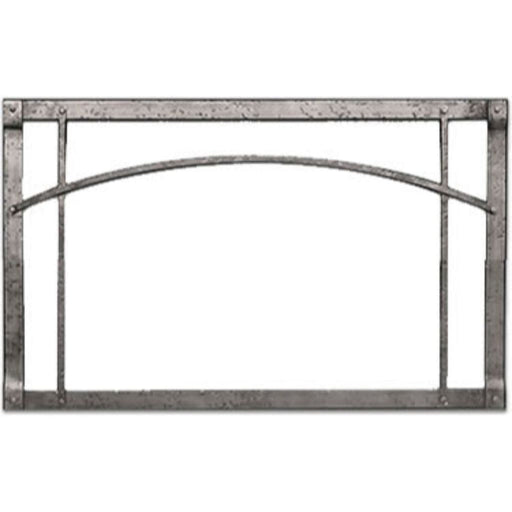 Empire 36" Distressed Pewter Arch Forged Iron Inset for Rushmore DVCT36 Direct Vent Fireplace
