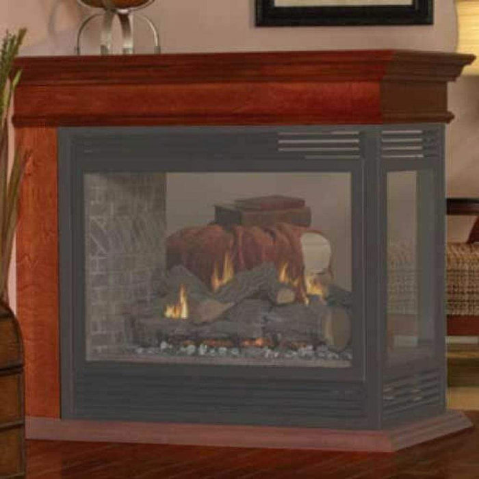 Empire 36" Unfinished Hardwood Mantel Top for Peninsula Fireplace