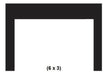 Empire 37" x 26" 3-Sided Black Metal Surround for 31" Medium Innsbrook Direct Vent Fireplace Insert