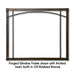 Empire 40" Black Arch Forged Iron Inset for Rushmore DVCT40 Direct Vent Fireplace