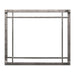 Empire 40" Distressed Pewter Rectangle Forged Iron Inset for Rushmore DVCT40 Direct Vent Fireplace