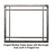Empire 40" Oil-Rubbed Bronze Rectangle Forged Iron Inset for Rushmore DVCT40 Direct Vent Fireplace