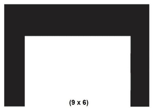 Empire 43" x 29" 3-Sided Bronze Metal Surround for 31" Medium Innsbrook Direct Vent Fireplace Insert