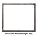 Empire 50" Distressed Pewter Forged Iron Frame for DVCT50 Rushmore Direct Vent Fireplace