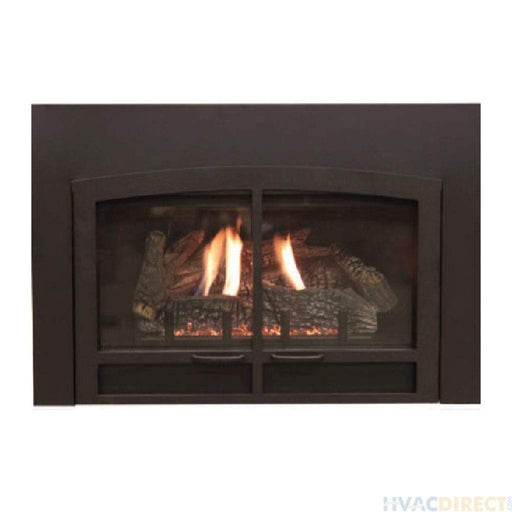 Empire Black Horizon Decorative Door Front for 31" Medium Innsbrook Direct Vent Fireplace Insert