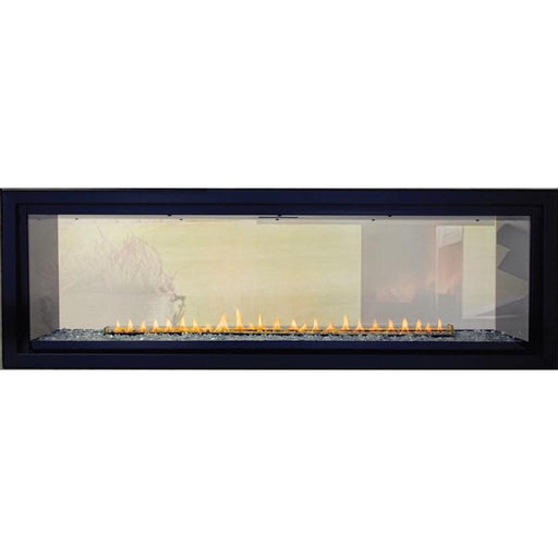 Empire Boulevard 48" Intermittent Pilot With Thermostat Variable Remote Control, Natural Gas Vent Free See Through Linear Fireplace (VFLB48SP90N) Empire Comfort Systems