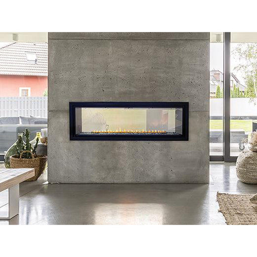 Empire Boulevard 48" Intermittent Pilot With Thermostat Variable Remote Control, Natural Gas Vent Free See Through Linear Fireplace