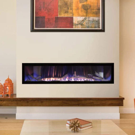Empire Boulevard 60" Intermittent Pilot With Thermostat Variable Remote Control, Natural Gas Vent Free Linear Fireplace (VFLB60FP90N) Empire Comfort Systems