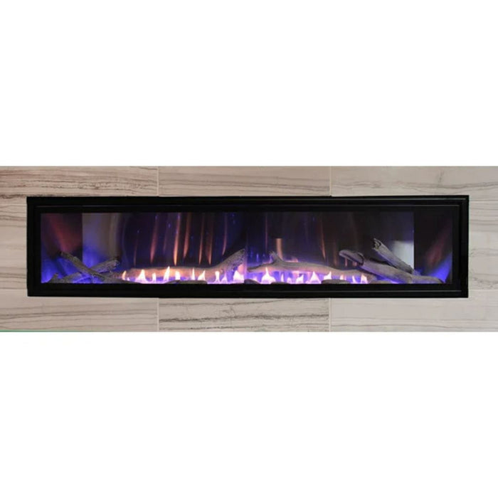 Empire Boulevard 60" Intermittent Pilot With Thermostat Variable Remote Control, Natural Gas Vent Free Linear Fireplace (VFLB60FP90N) Empire Comfort Systems