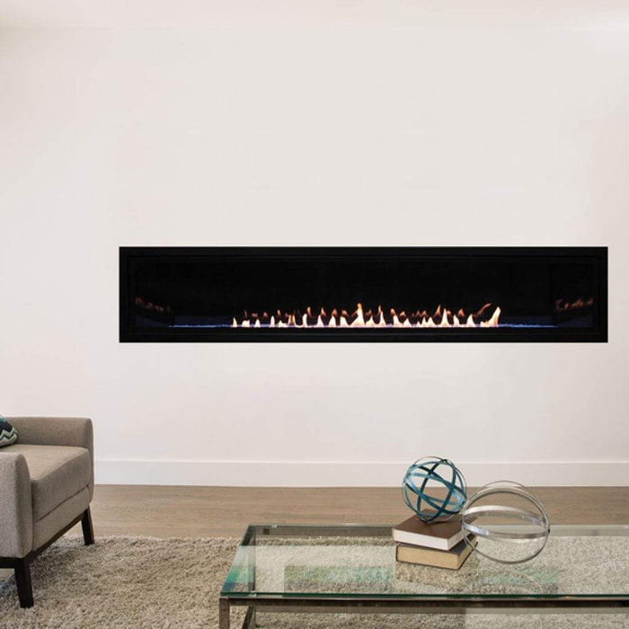 Empire Boulevard 72" Intermittent Pilot With Thermostat Variable Remote Control, Natural Gas Vent Free Linear Fireplace (VFLB72FP90N) Empire Comfort Systems