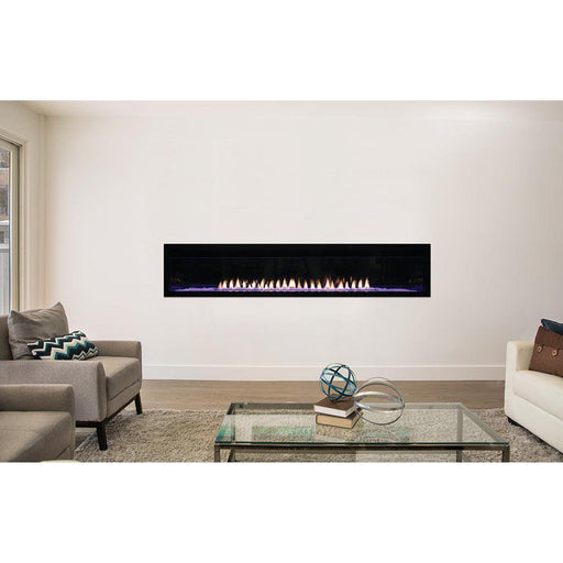 Empire Boulevard 72" Intermittent Pilot With Thermostat Variable Remote Control, Natural Gas Vent Free Linear Fireplace