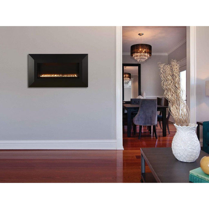 Empire Boulevard SL 30" 10,000 BTU Intermittent Pilot With Wall Switch, Natural Gas Vent Free Linear Fireplace (VFSL30FP7010N) Empire Comfort Systems