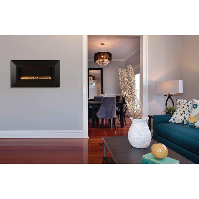 Empire Boulevard SL 30" 10,000 BTU Intermittent Pilot With Wall Switch, Natural Gas Vent Free Linear Fireplace (VFSL30FP7010N) Empire Comfort Systems