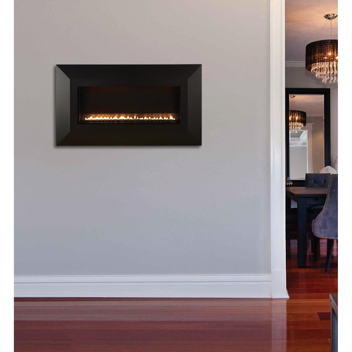 Empire Boulevard SL 30" 10,000 BTU Intermittent Pilot With Wall Switch, Natural Gas Vent Free Linear Fireplace (VFSL30FP7010N) Empire Comfort Systems