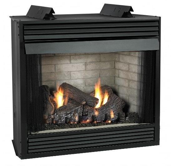 Empire Breckenridge 36" Louvered Front With Refractory Liner Vent Free Deluxe Firebox