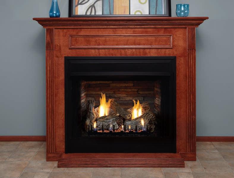 Empire Breckenridge 42" Louvered Front Vent Free Deluxe Firebox VFD42FB0L Empire Comfort Systems