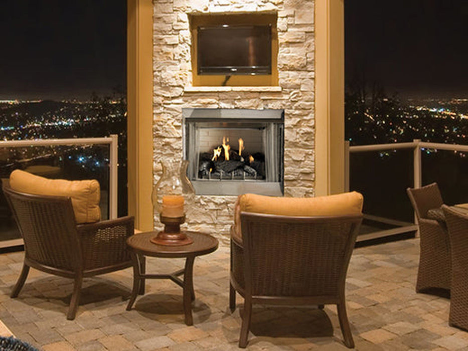 Empire Carol Rose Coastal 42" Stainless Steel Intermittent Pilot Control, Propane Gas Traditional Premium Outdoor Fireplace Empire Comfort Systems