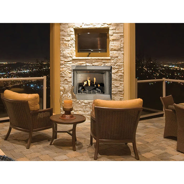 Empire Carol Rose Coastal 42" Stainless Steel Millivolt Control, Natural Gas Traditional Premium Outdoor Fireplace Empire Comfort Systems