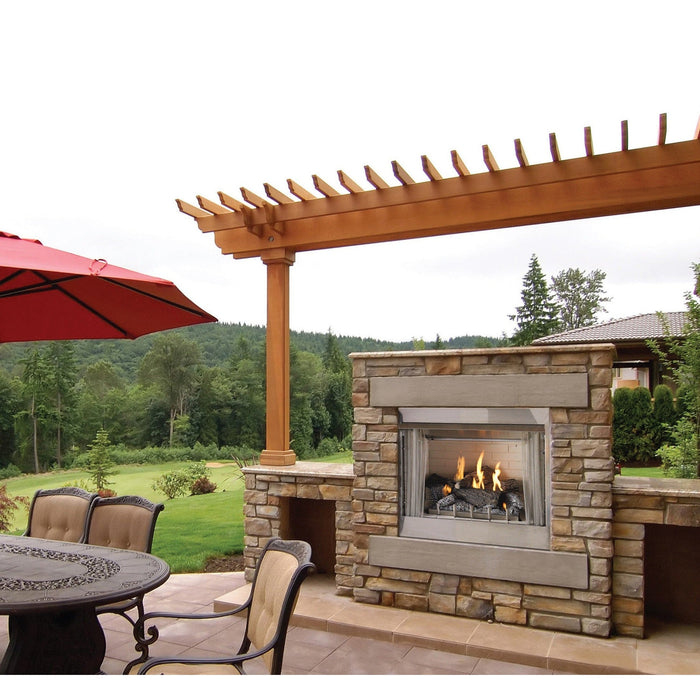 Empire Carol Rose Coastal 42" Stainless Steel Millivolt Control, Natural Gas Traditional Premium Outdoor Fireplace Empire Comfort Systems