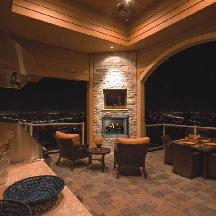 Empire Carol Rose Coastal 42" Stainless Steel Millivolt Control, Natural Gas Traditional Premium Outdoor Fireplace Empire Comfort Systems